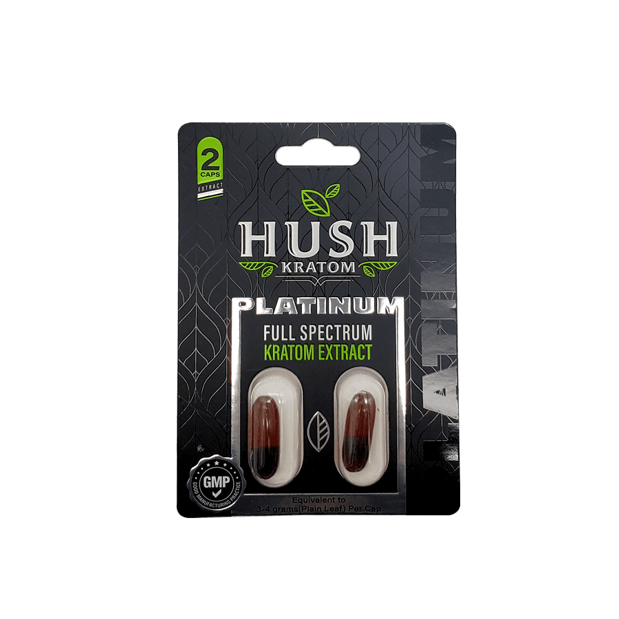 Hush Kratom Platinum Extract Gel Caps
