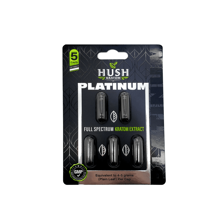 Hush Kratom Platinum Extract Gel Caps