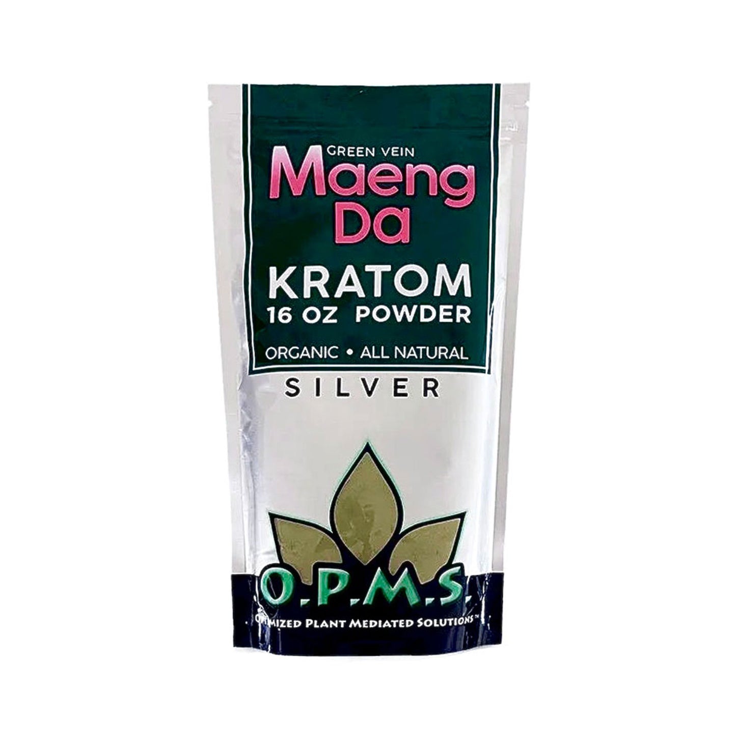 O.P.M.S. Green Maeng Da Silver Kratom Powder