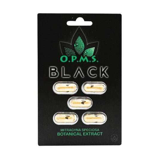O.P.M.S. Black Kratom Extract Capsules