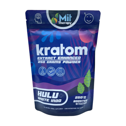 Mit Therapy Hulu + White Indo Kratom Powder