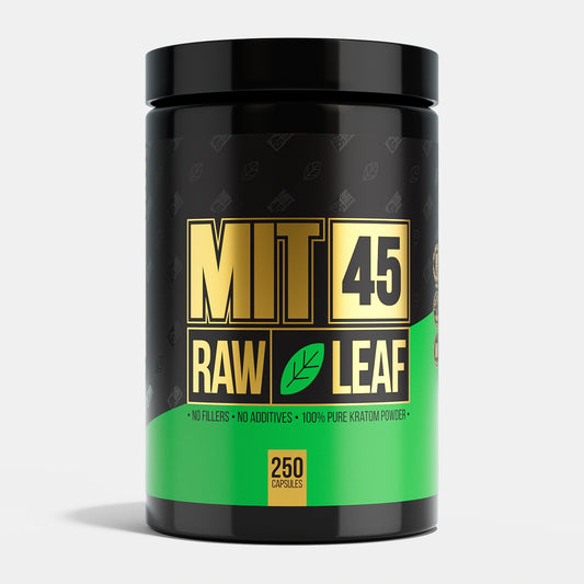 MIT 45 Kratom Raw Green Leaf Capsules