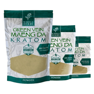 Whole Herbs Green Vein Maeng Da Kratom Powder