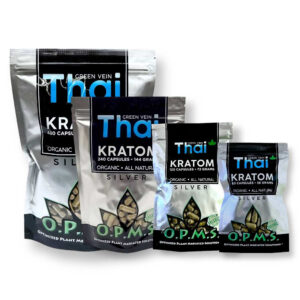 OPMS Silver Thai Kratom Capsules