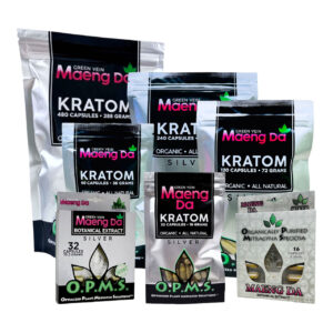 OPMS Silver Green Maeng Da Kratom Capsules