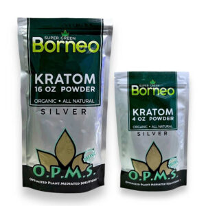 OPMS Silver Green Borneo Kratom Powder