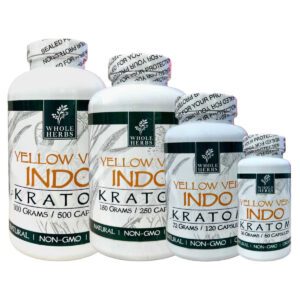Whole Herbs Yellow Indo Kratom Capsules