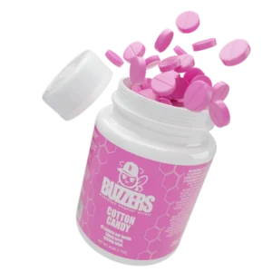 Buzzers Bottle 10ct 500mg Cotton Candy