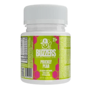 Buzzers Bottle 15ct 75mg Prickly Pear