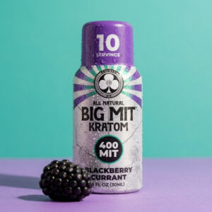 Club 13 BIG MIT Blackberry Currant Kratom Shot 400 mg MIT 1 oz bottle